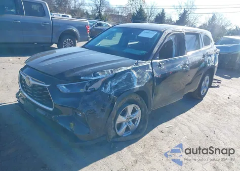 2022 Toyota Highlander Le from USA, damaged, VIN 5TDBZRBH6NS583555
